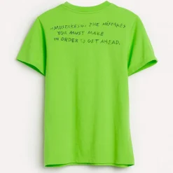 T-Shirt 100% Coton organique Kenny vert acide