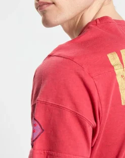 T-Shirt à motif rouge