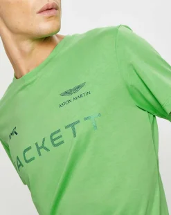 T-Shirt Aston Martin Racing vert fluo