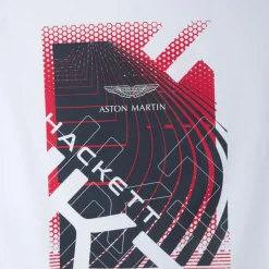 T-Shirt Aston Martin Racing imprimé blanc