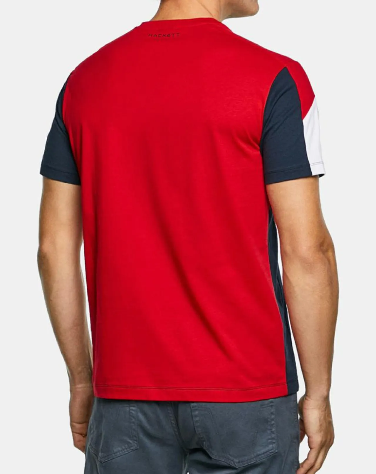 T-Shirt Bicolore Aston Martin Racing bleu/rouge