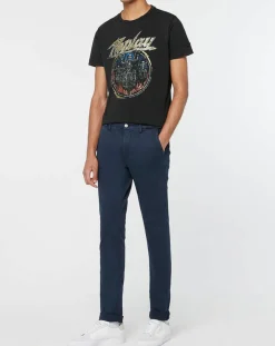 T-Shirt Biker Skull noir