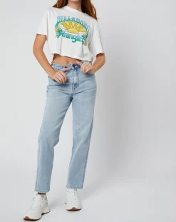 T-Shirt Billabong x Wrangler Made It blanc
