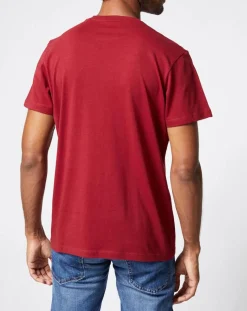 T-Shirt Broderick Logo bordeaux