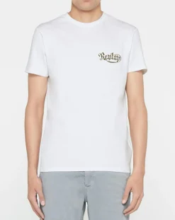 T-Shirt casque bike blanc