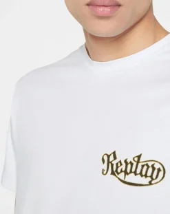 T-Shirt casque bike blanc