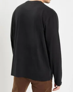 T-Shirt col rond Message noir