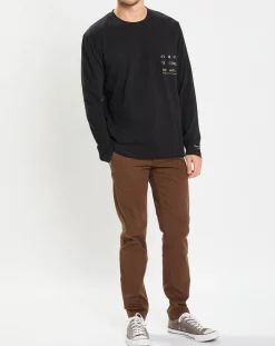 T-Shirt col rond Message noir