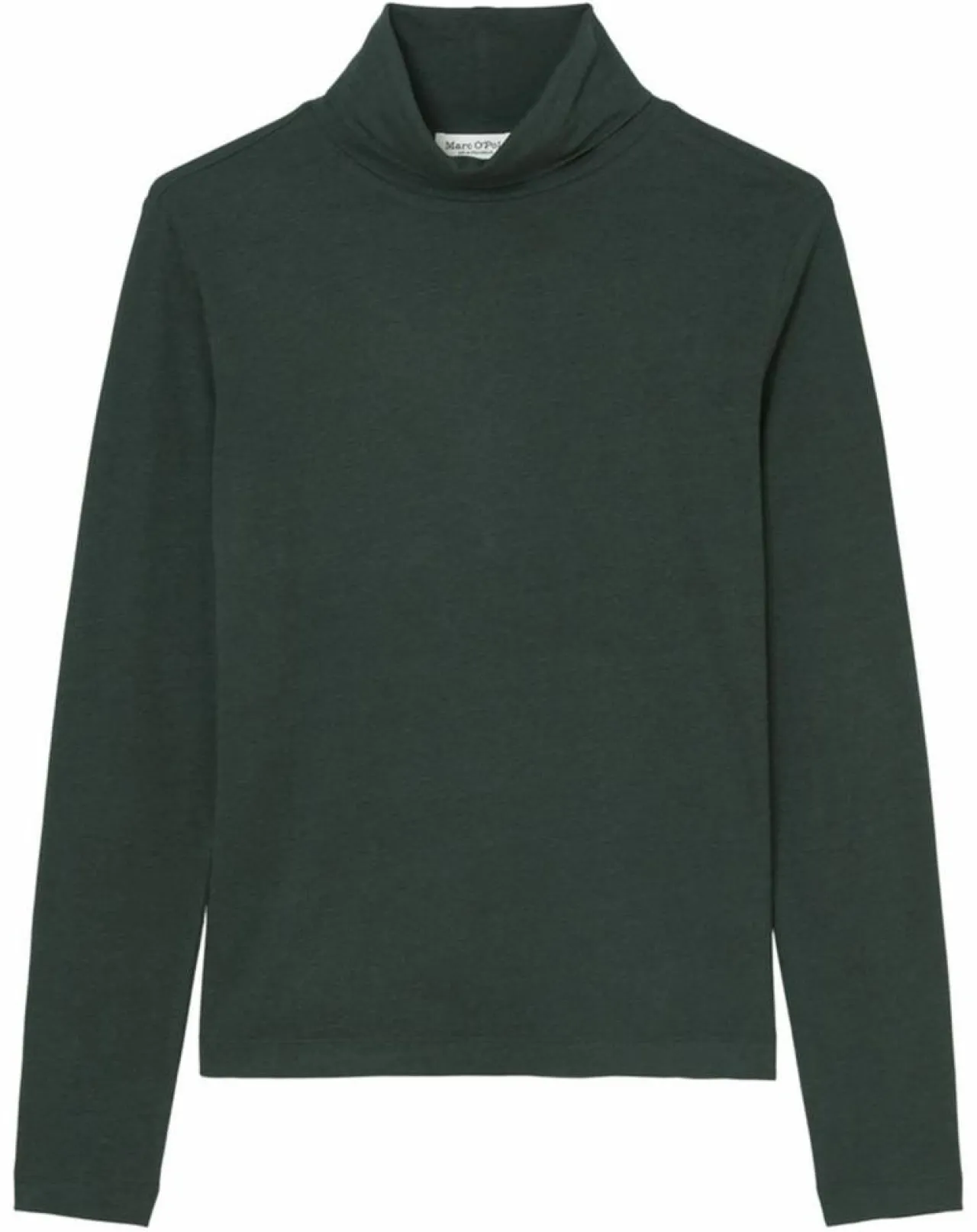 T-Shirt col roulé vert foncé