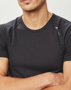 T-Shirt Cubic Régulation Thermique gris anthracite