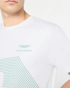T-Shirt Design Aston Martin Racing blanc