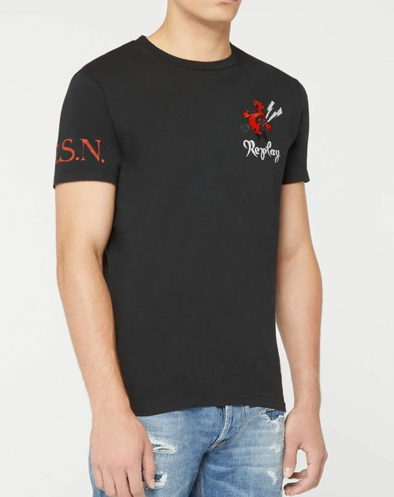 T-Shirt Devil Cœur noir