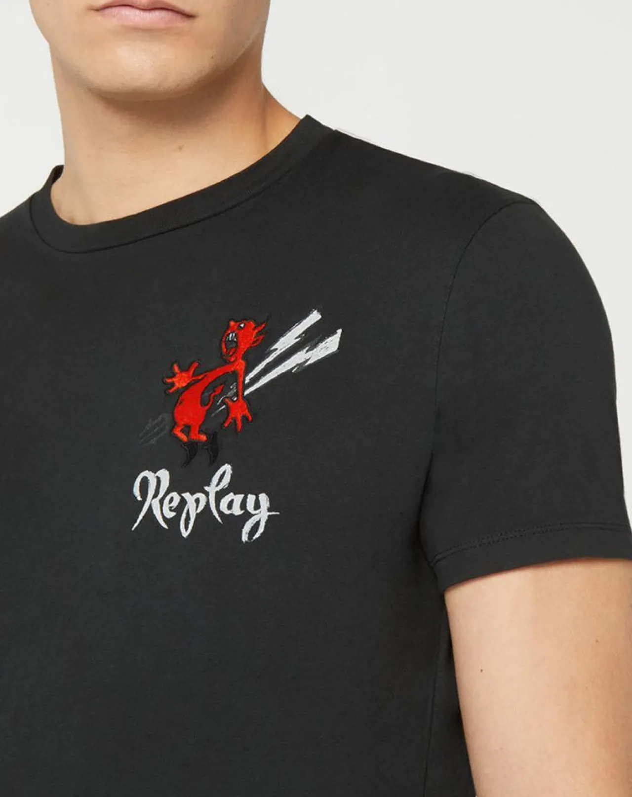 T-Shirt Devil Cœur noir