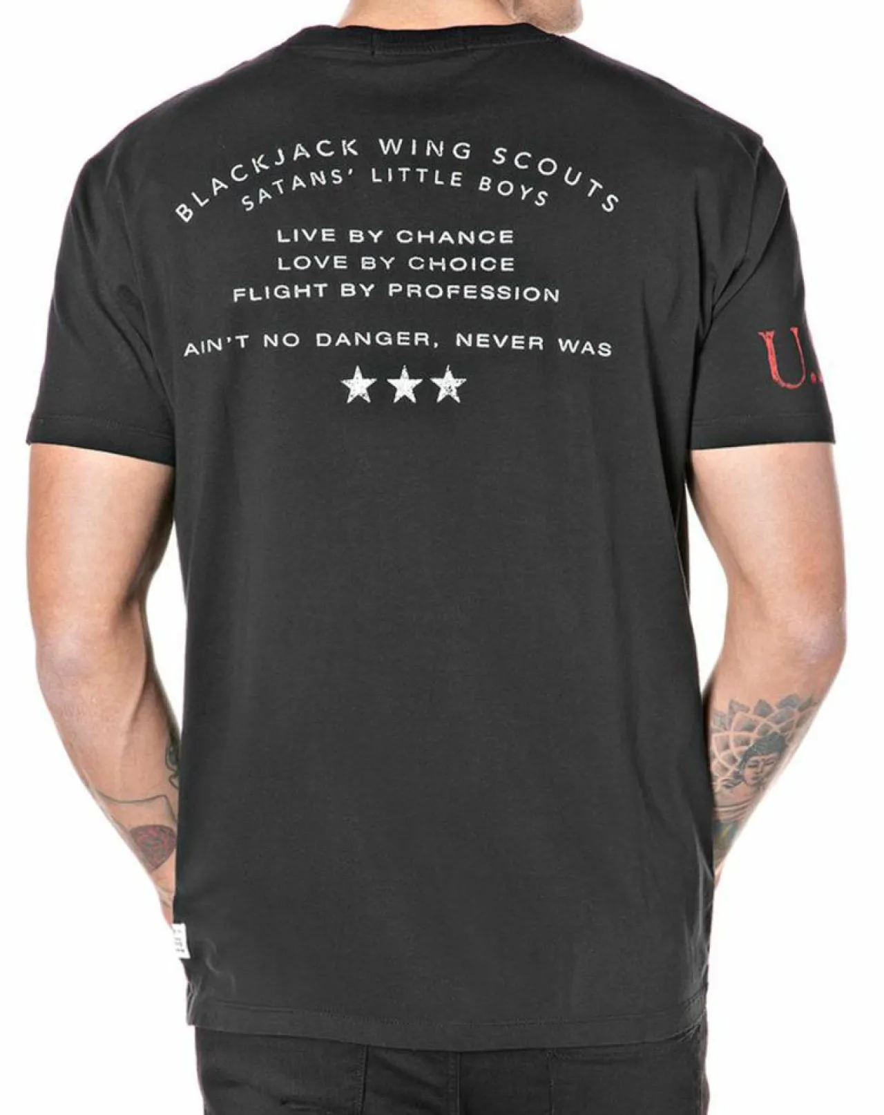 T-Shirt Devil Cœur noir