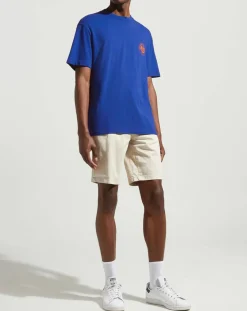 T-Shirt en Coton Bio Bloose rg mc bleu moyen