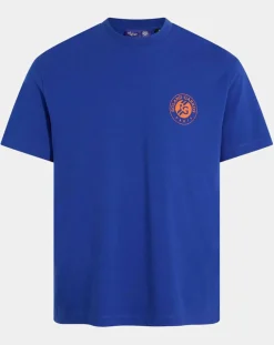 T-Shirt en Coton Bio Bloose rg mc bleu moyen