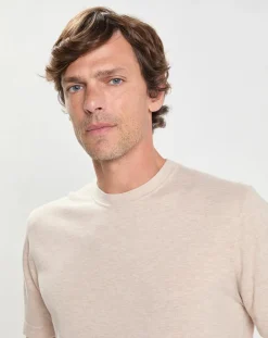T-Shirt en Jersey beige