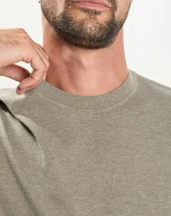 T-Shirt en Jersey kaki