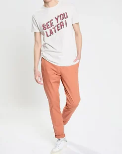 T-Shirt en Jersey See You Later blanc