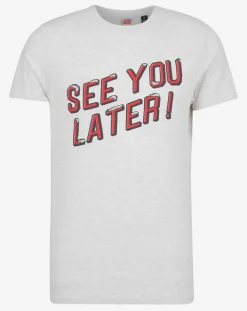T-Shirt en Jersey See You Later blanc
