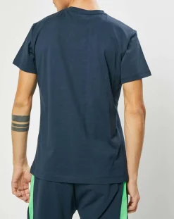 T-Shirt Fluo Aston Martin Racing bleu marine