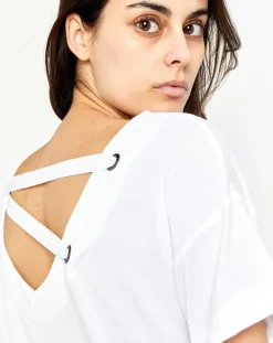 T-Shirt Huffing blanc