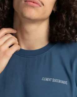 T-Shirt Illusion bleu moyen