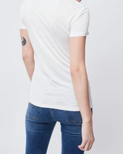 T-Shirt imprimé blanc cassé/multicolore