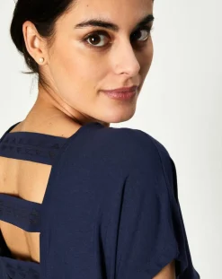 T-Shirt Jeanne bleu marine