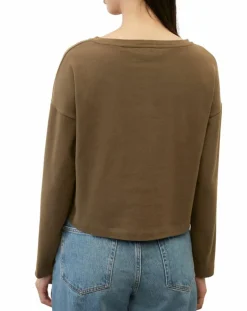 T-Shirt jersey stretch marron