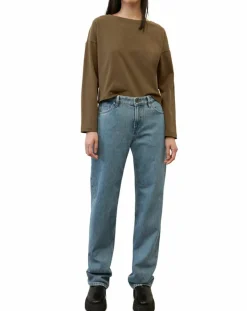 T-Shirt jersey stretch marron