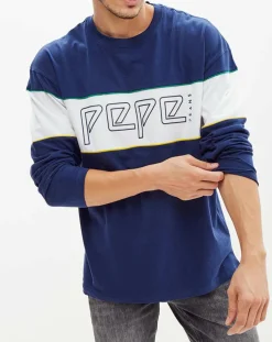 T-Shirt Logo Archive bleu/blanc