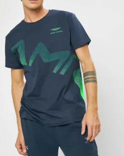 T-Shirt Logo Aston Martin Racing bleu marine
