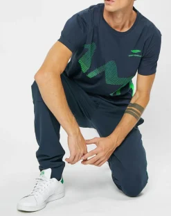 T-Shirt Logo Aston Martin Racing bleu marine