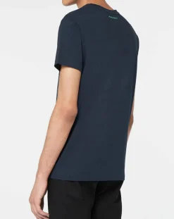 T-Shirt Logo Aston Martin Racing bleu marine