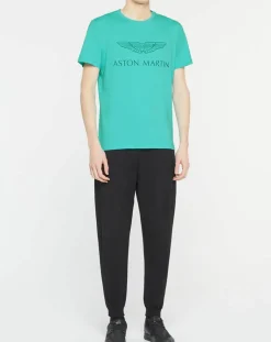 T-Shirt Logo Aston Martin Racing turquoise