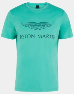 T-Shirt Logo Aston Martin Racing turquoise