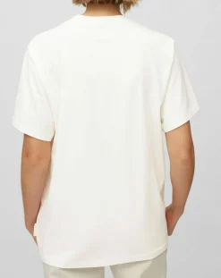 T-Shirt logo mop blanc