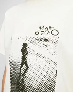 T-Shirt logo mop blanc