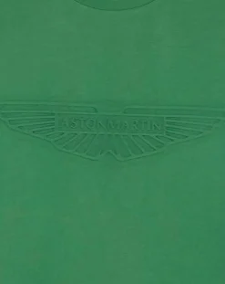 T-Shirt manches courtes Aston Martin Racing Embossé vert clair