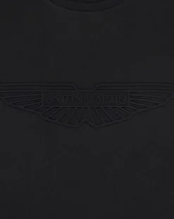T-Shirt manches courtes Aston Martin Racing Embossé noir