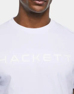 T-Shirt manches courtes Hackett Face blanc