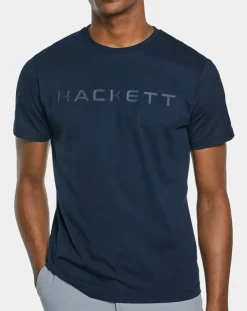 T-Shirt manches courtes Hackett Face bleu