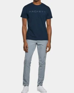 T-Shirt manches courtes Hackett Face bleu