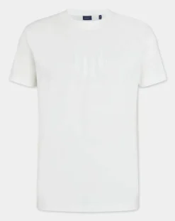 T-Shirt manches courtes Uni Blaosn Brodé T/T écru