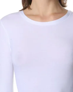 T-Shirt manches longues Micromodal blanc