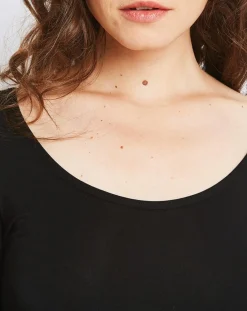 T-Shirt Marion en Micromodal noir