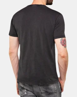 T-Shirt Metalik noir