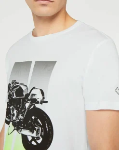 T-Shirt Moto Bike blanc