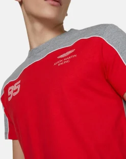 T-Shirt Poit 95 Aston Martin Racing gris/rouge